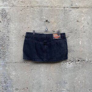 Diesel vintage black mini denim skirt